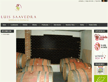 Tablet Screenshot of bodegasaavedra.com